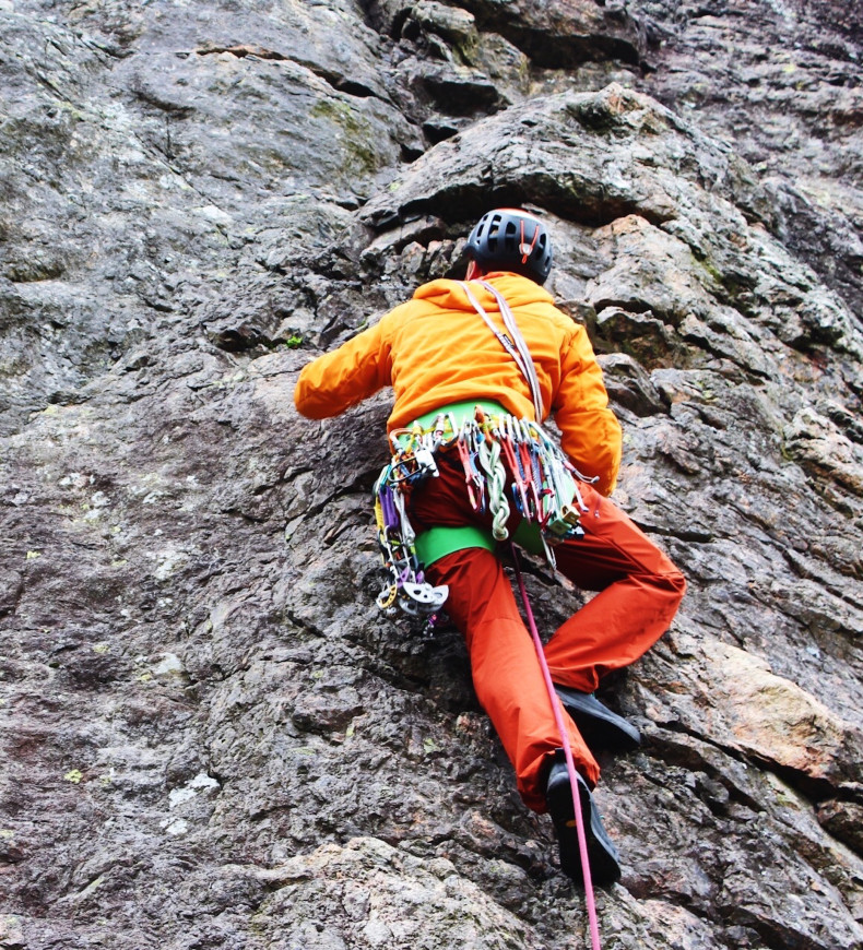 Rock climbing in the Lake District