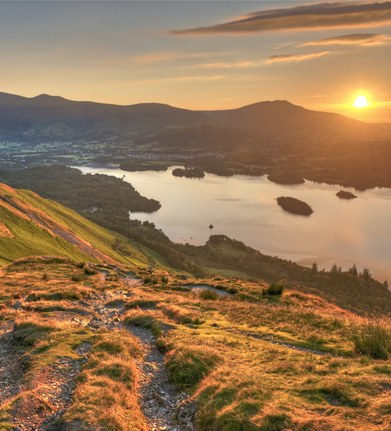 View overlooking Keswick - The Lake District - The Ro Hotel