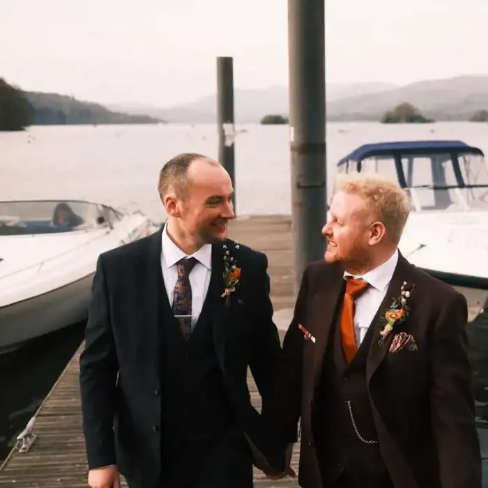 Elegant boutique hotel on the waterfront with stylish rooms and lakeside views.